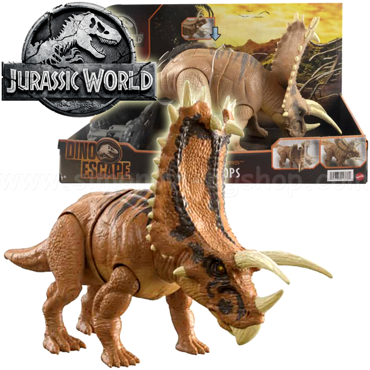 *Jurassic World Dino Escape   Pentaceratops 